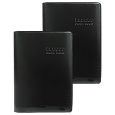 100k單格隨身名片本-24入le-61102-01黑, 2入, 黑