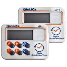 CinLiCa 大音量正倒數計時器 GP1 68 x 53 x 233.3mm 37g, 白色, 2個