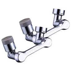 多功能機械臂增壓旋轉水龍頭 ABS款, 2個