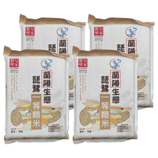 皇家穀堡 蘭陽生態琵鷺一等糙米, 4個, 2kg