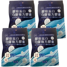 崔立美 膠原蛋白Q彈複方膠囊, 4個, 30顆