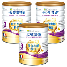 Karihome 卡洛塔妮 幼兒部分水解奶粉 新配方 3號 1~3歲, 800g, 3罐