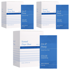 LAVOIR 衣物柔軟香氛烘衣紙 鳶尾牡丹, 3個, 40片