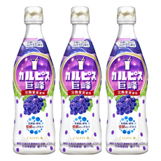 Asahi 朝日 可爾必思 濃縮葡萄乳酸菌飲料, 470ml, 3入, 3瓶