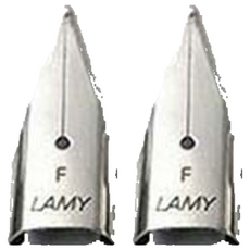 LAMY 鋼筆筆尖 銀色, 2個, F