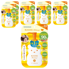 KISSME 奇士美 MOMMY 寶貝防曬乳兒童防曬 SPF33 PA+++, 100g, 6瓶