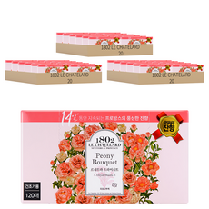 1802 LE CHATELARD 烘衣柔軟香氛去靜電紙 牡丹花束, 120張, 60盒