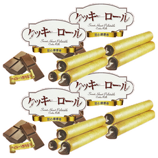 Aijia 愛加食品 黑巧克力甜心爆爆捲, 75g, 4個