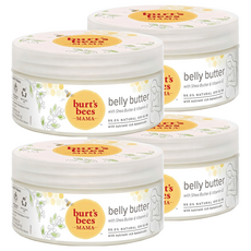 BURT'S BEES 媽咪彈力身體霜, 4個, 185g