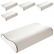 Ilsangjabhwa 日常雜貨 3D記憶棉枕頭, 白色, 5個