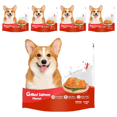 Perfecta 成犬軟飼料, 1kg, 5個, 鮭魚口味