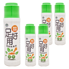 足好用鞋腳除臭粉 尤加利 24S, 100g, 5瓶