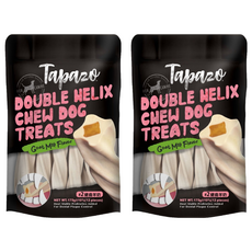 Tapazo 特百滋 雙炫吉拿潔牙棒 2, 175g, 2個, 羊奶