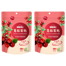 統一生機 蔓越莓乾, 135g, 2個
