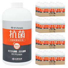 台塑生醫 Dr's Formula 抗菌防護噴霧 補充瓶, 1kg, 48瓶