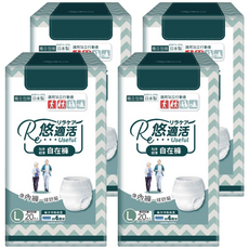 RelaCare 悠適活 日本製造 長效瞬吸自在褲 600c.c., 4個, L, 20片