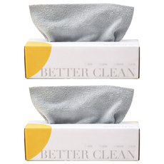 BETTER CLEAN 一次性抽取式吸水清潔布 28 x 22cm 灰色, 2套, 15個裝
