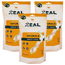 ZEAL 真致 天然風乾零食, 紐西蘭羊耳, 125g, 3包