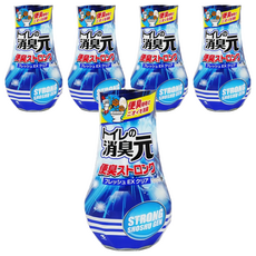 KOBAYASHI 小林製藥 消臭元 廁所芳香劑, 強力除臭, 400ml, 5個