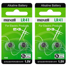 maxell 鈕扣電池 LR41, 2個, 2個裝