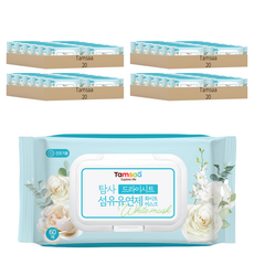 Tamsaa 衣物柔軟香氛烘衣片 白麝香, 60張, 80包