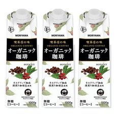 MORIYAMA 守山乳業 喫茶店の味 咖啡, 3個, 1L