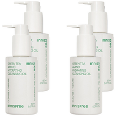 INNISFREE 台灣公司貨 綠茶保濕胺基酸卸妝油, 4個, 150ml