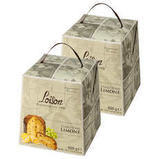 Loison 檸檬潘娜多妮聖誕蛋糕, 600g, 2個