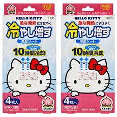 novopin Kitty退熱貼 蜜桃 5*12cm, 4片, 2盒
