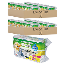 Life-do.Plus 99%純淨水寵物濕紙巾, 80張, 72包