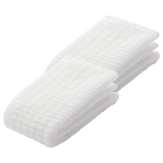 MUJI 無印良品 攜帶體用起泡浴巾, 白色, 1個, 2個