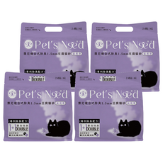 Pet's Need 霈尼寵物 複合式除臭豆腐貓砂, 鼠尾草, 6L, 4包