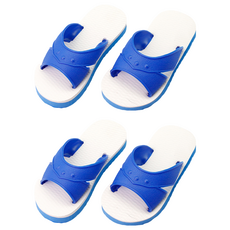 經典藍白童H拖 3段 83011