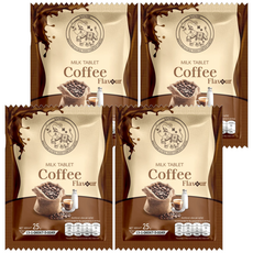 Q-Q BRAND 皇家牛奶片咖啡味, 25g, 4個
