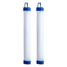 超亮磁吸增長款充電式LED燈 白光長款, 白色 + 藍色, 2個