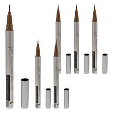 1028 鐳色線細閃抗暈金屬眼線液 0.55ml, 暮光棕, 6個