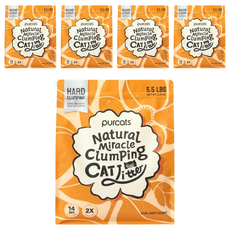 cature 木薯貓砂 橘色, 5包, 2.5kg, 伯爵紅茶