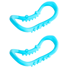 S-SportPlus+ 瑜珈環 按摩款, 藍色, 2個