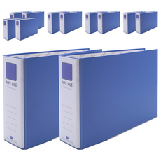 Heemang A4 管型活頁夾 2孔, 天藍色, 6個