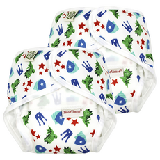 ImseVimse 瑞典有機棉All in One尿布褲 P(2.5~5kg) 魔法飛龍, 2件