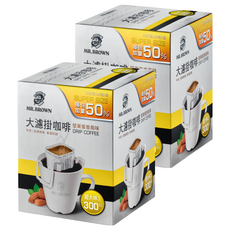 金車 MR.BROWN 伯朗咖啡 大濾掛咖啡 堅果蜜香風味, 150g, 20包