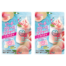 Kasugai 春日井 水蜜桃冰沙味糖, 76g, 2個