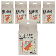 Maoch 喵趣 消臭豆腐貓砂 1.5mm, 7L, 2.8kg, 5包, 奶香