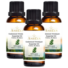 ANDZEN 安得仁 單方純精油 喜馬拉雅山雪松, 3個, 100ml
