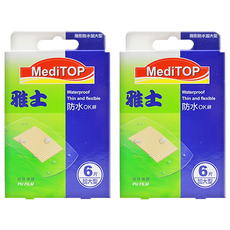 凱迪急救繃(未滅菌), 6片, 2盒