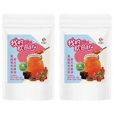 FOODHO 食在美好 我的飲Bar 蔓越莓奇亞籽寒天黑糖凍, 17g, 6個裝, 2套