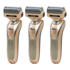 ROMEO 羅蜜歐 USB充電式雙刀頭電動刮鬍刀 TCS-804, 1個, 3個