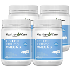 Healthy Care 澳洲深海魚油 Omega-3 膠囊 400顆, 587.2g, 4罐