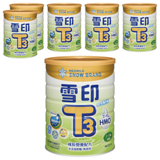 SNOW 雪印 金T3 PLUS成長營養配方 1~7歲, 850g, 6個