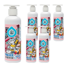 臭味滾 ODOUT 地板清潔 貓家庭適用, 6個, 180ml